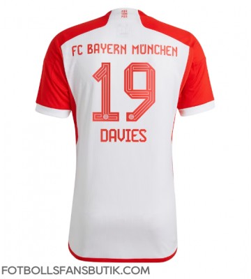 Bayern Munich Alphonso Davies #19 Replika Hemmatröja 2023-24 Kortärmad